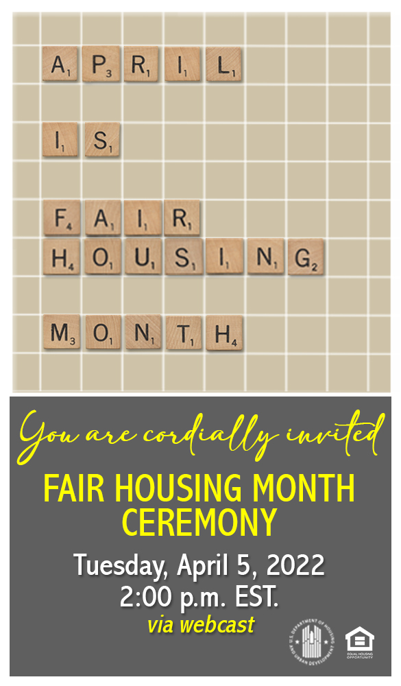 April is National Fair Housing Month! | Housing and Community Development